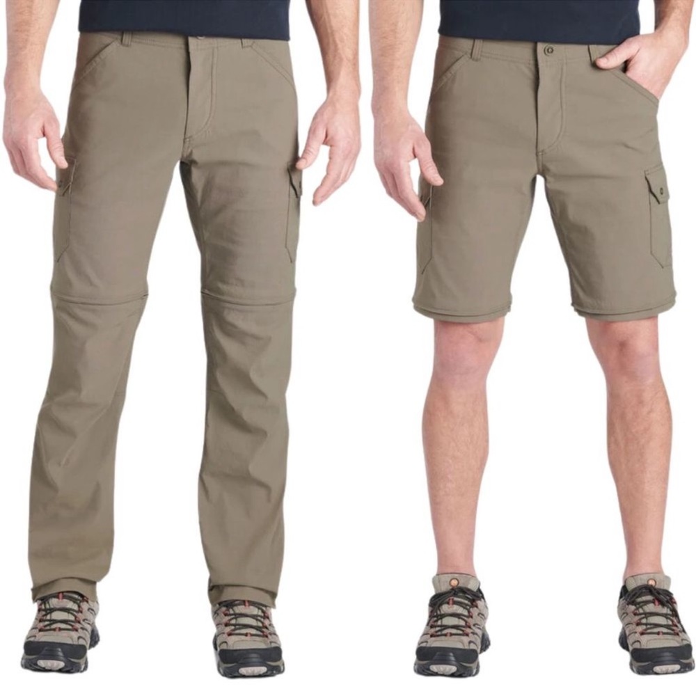 Kuhl Renegade Convertible Pants Mens 30X30 Stealth Zip Off Cargo Shorts Hiking